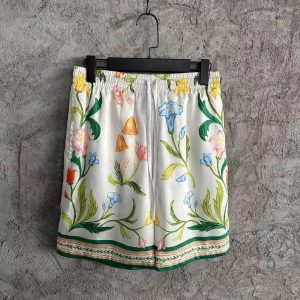 「#3300」CASABLANCA Spring/Summer Floral Silk Shorts