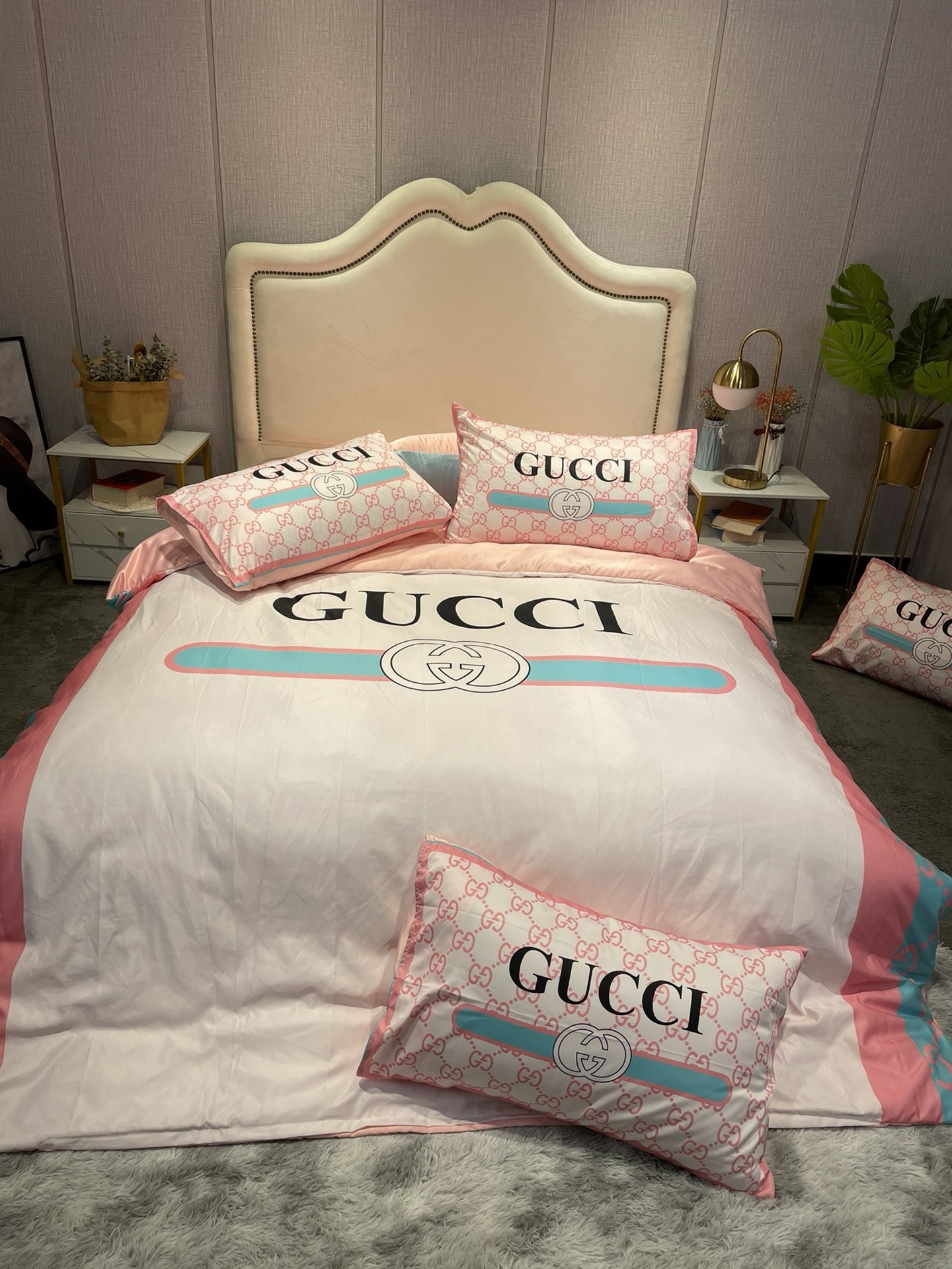 「#2246」Bedding-Gucci four-piece set