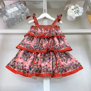 「#1614」D&G spring and summer girls skirt suit