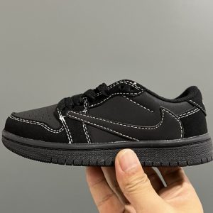 「#3180」Jordan Air Jordan 1 Low AJ1 WH Joe 1 low-top retro culture leisure sports basketball children's shoe