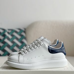 「#1645」Alexander McQueen MQ Jelly Dark Blue Tail Sneakers