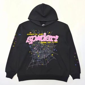 「#2310」Sp5der black v2 hoodie