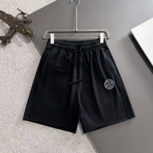 「#3736」Stone Island 2025 Spring and Summer New Elastic Casual Shorts
