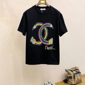 「#3618」Chanel washed new year new T-shirt