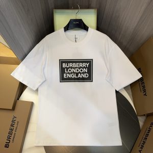 「#2010」Burberry 2024ss latest, logo printed cotton three-dimensional loose t-shirt