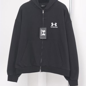 「#3446」Balenciaga x Under Armour washed zipper jacket