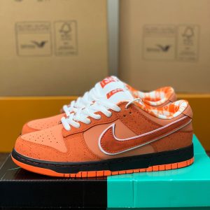 「#317」Nike UA Dunk SB Low Orange Lobster Sneakers