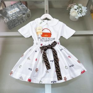 「#1598」Fendi 2024 new girls skirt suit