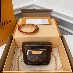 「#454」Lovis Vuitto  23  Mini Bumbag 17*12*9.5cm