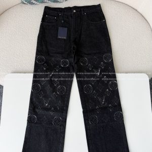 「#5295」Louis Vuitton FW25 Mng Printed Jeans
