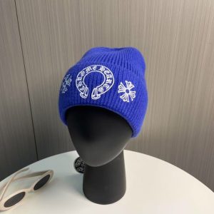「#2969」Chrome Hearts Autumn and Winter New Cross Knitted Hat