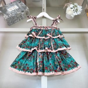 「#1615」D&G spring and summer girls skirt suit