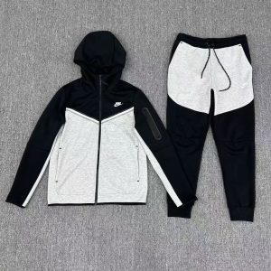 「#4658」Nike Sportswear NSW Tech Fleece Zip-Up Hoodie Set