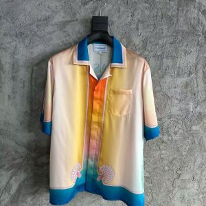 「#3335」CASABLANCA Dreamy pattern silk T-shirt