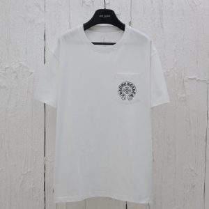「#4384」Chrome Hearts 25Ss full back print short sleeve T-shirt