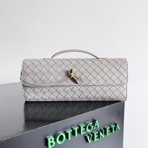 「#3850」BOTTECA VENETA uses exquisite craftsmanship intreccio woven imported sheepskin evening clutch bag Si