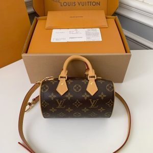 「#3580」New NANO SPEEDY DATING Monsoon handbag M13226, SIZE:10.5*11.5*18cm