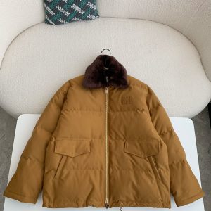 「#2695」MIU MIU FW23 Letter embroidery casual cotton jacket