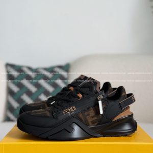 「#3258」FENDI leather casual low-top shoes