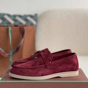 「#1808」Loro Piana Summer Charms Walk Moccasin Shoes