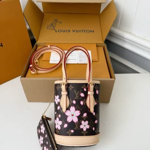 「#4372」Louis Vuitton x TM NANO BUCKET handbag M13417, size: 17*9*13cm