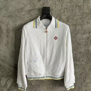 「#2893」casablanca2024ss towel embroidered logo jacquard jacket