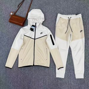 「#4652」Nike Sportswear NSW Tech Fleece Zip-Up Hoodie Set