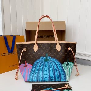 「#503」Lovis Vuitton x Yayoi Kusama  NEVERFULL  31*28*14cm