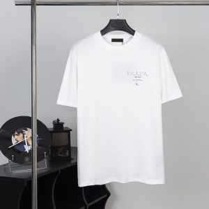 「#3447」PRADA 24 Logo laminated short sleeves
