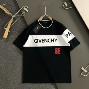 「#3089」Givenchy Spring and Summer Latest Classic Splicing Embroidery T-shirt