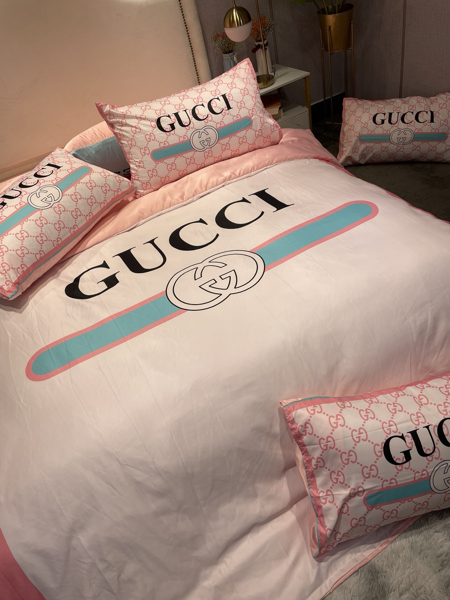 「#2246」Bedding-Gucci four-piece set