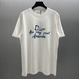 「#4380」Dior-CD Friends Private Letter Short Sleeve