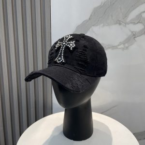 「#3698」Chrome Hearts denim baseball cap