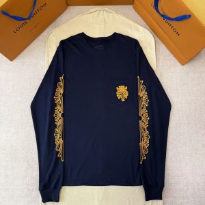「#5324」Chrome Hearts Sword Print Cross Long Sleeve