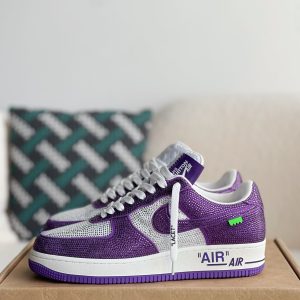 「#798」LOUIS VUITTON X NIKE AIR FORCE 1 SNEAKER