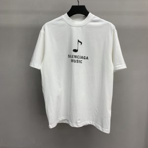 「#1211」Balenciaga music capsule series notes printed t-shirt