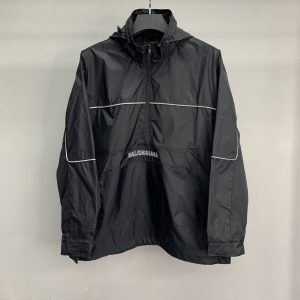 「#1584」Balenciaga BLCG reflective half zipper jacket