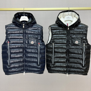 「#2436」Moncler Early Fall Ragot Series Breathable Hooded Vest Jacket