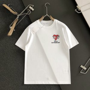 「#2060」Givenchy Cartoon embroidery classic logo of love t-shirt