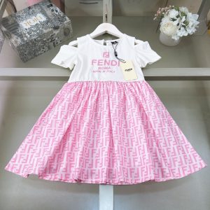 「#1602」Fendi 2024 new girls skirt suit