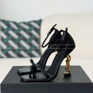 「#5514」YSL Patent Leather Buckle High Heels