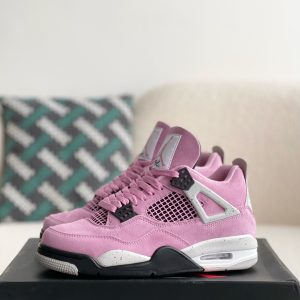 「#2464」Jordan Air Jordan 4 retro kaws suede lightweight wear-resistant non-slip mid-top