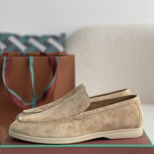 「#1807」Loro Piana Summer Charms Walk Moccasin Shoes