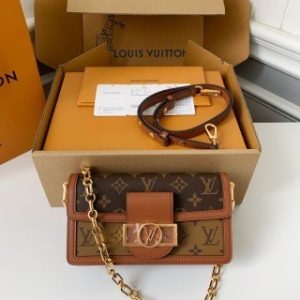 「#2861」Louis Vuitton DAUPHINE EAST WEST handbag M46757, size: 21*12*5cm