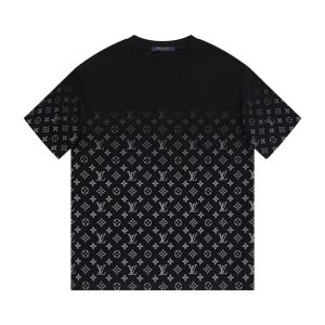 「#1502」Louis Vuitton Star gradient series printed loose T-shirt