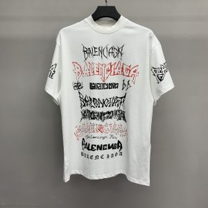 「#1245」Balenciaga doodle year of the Dragon Alphabet T-shirt