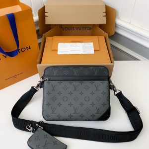 「#2204」Louis Vuitton Trio New Men’s colour-matching postman bag M69443 Size：25*18.5*7cm