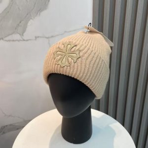 「#2973」Chrome Hearts Autumn and Winter New Cross Knitted Hat
