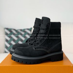 「#5026」LOUIS VUITTON RANGER LEATHER ANKLE BOOTS