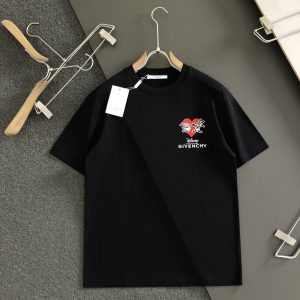 「#2062」Givenchy Cartoon embroidery classic logo of love t-shirt